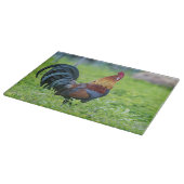 Planche À Découper Collecteurs de table décorative en verre coq (Coin)