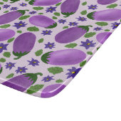 Planche À Découper Collection Blush & Bloom Aubergine – Lilas Doux (Coin)
