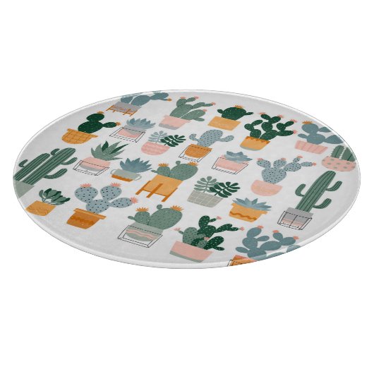 Planche À Découper Collection Cactus dans Pots Design (Coin)