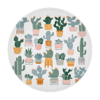 Planche À Découper Collection Cactus dans Pots Design