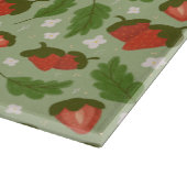 Planche À Découper Collection de Motifs de paniers de fruits - Fraise (Coin)