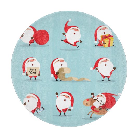 Planche À Découper Collection du Père Noël. (Devant)