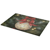 Planche À Découper Collection élégante d'ornement de Noël avec Bow ro (Coin)