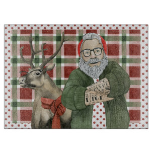 Planche À Découper Collection Hipster Père Noël