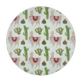 Planche À Découper Collection Llamarama | Cactus & Llama Motif (Devant)