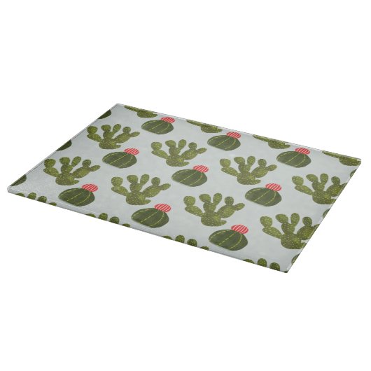 Planche À Découper Collection Llamarama | Motif Cactus mignon (Coin)