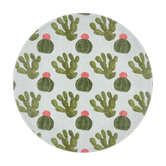 Planche À Découper Collection Llamarama | Motif Cactus mignon (Devant)