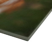 Planche À Découper Collie à la frontière rouge avec une Garlande de f (Coin)