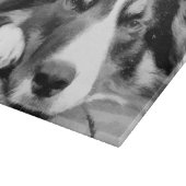 PLANCHE À DÉCOUPER COLLIE FRONTALIÈRE (Coin)