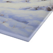 Planche À Découper Collie Laisser Il Neige Noël (Coin)