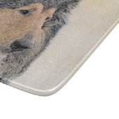 Planche À Découper Collie (Rough) Peinture - Cute Original Chien Art (Coin)