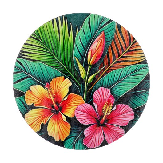 Planche À Découper Colorful Feelings: Abstract Face (Devant)