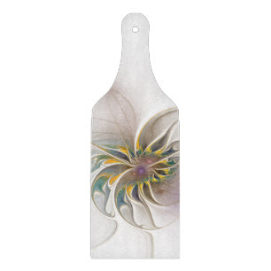 Planche À Découper Colorful fractal ornament. Flower art