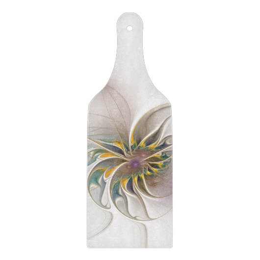 Planche À Découper Colorful fractal ornament. Flower art (Devant)