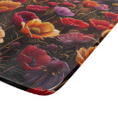 Planche À Découper Colorful Poppies (Coin)
