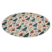 Planche À Découper Colourful Christmas Pine Trees Seamless Pattern (Coin)