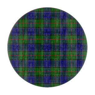 Planche À Découper Colquhoun tartan bleu vert plaid