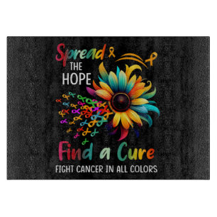 Planche À Découper Combattre le cancer dans Tourner l'espoir Trouver 