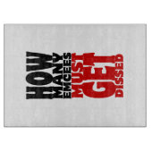 Planche À Découper Combien D'Écés Doivent Être Dissous (Devant)