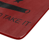Planche À Découper Come & Take It ! Flag de Texas State (Coin)