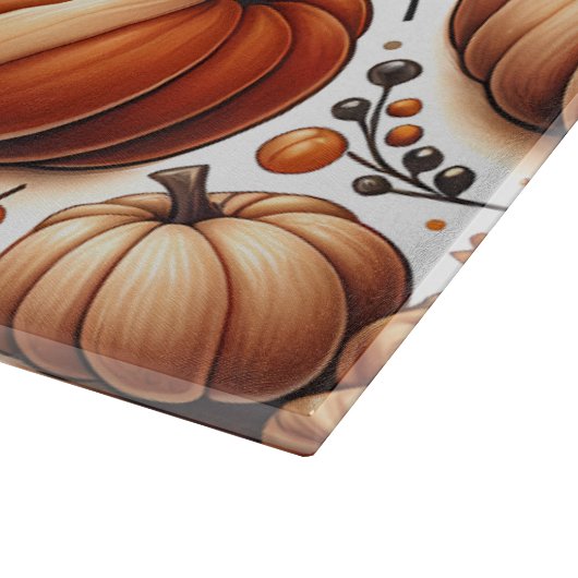 Planche À Découper Comité de coupe Citrouille d'automne (Coin)