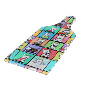 Planche à découper commémorative KiniArt Westie