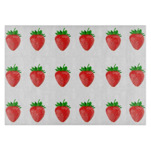 Planche À Découper Commission de coupe de fraises (Devant)