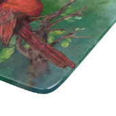 Planche À Découper Commission de coupe des oiseaux du Cardinal-Rouge  (Coin)