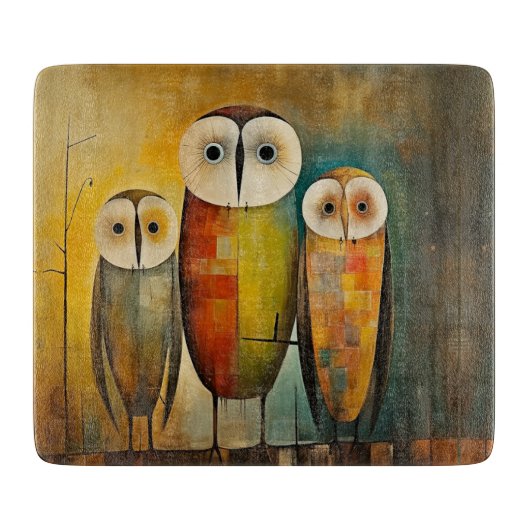 Planche À Découper Commission de coupe du hibou, Commission de prépar (Devant)