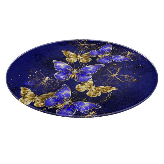 Planche À Découper Composition avec papillons Sapphire (Coin)