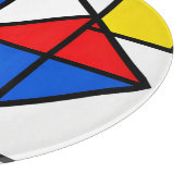 Planche À Découper Composition de couleurs primaires de Mondrian (Coin)