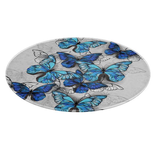Planche À Découper Composition des White and Blue Butterflies (Coin)