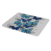 Planche À Découper Composition des White and Blue Butterflies (Coin)