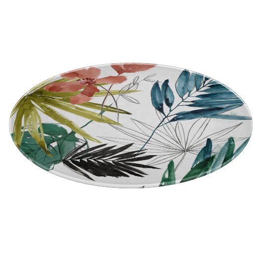 Planche À Découper Composition tropicale (Coin)