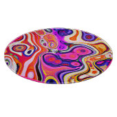 Planche À Découper Conception abstraite colorée (Coin)