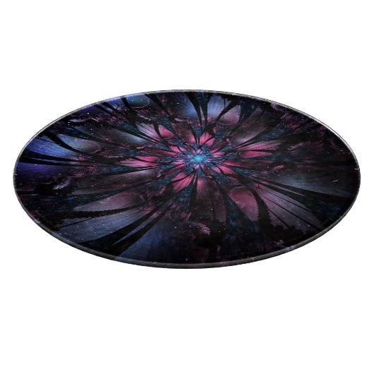 Planche À Découper Conception Abstraite des fleurs fractales. (Coin)