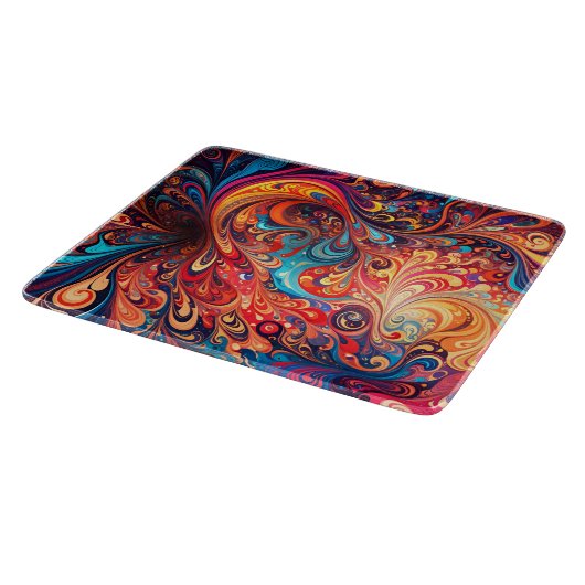 Planche À Découper Conception abstraite dynamique (Coin)