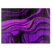 Planche À Découper Conception abstraite violette (Devant)