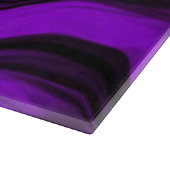 Planche À Découper Conception abstraite violette (Coin)