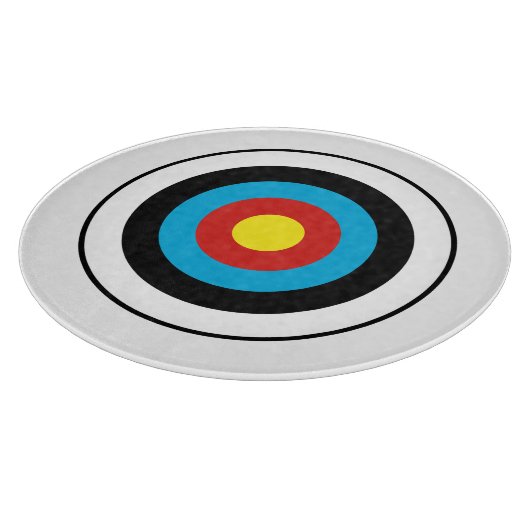 Planche À Découper Conception cible Bullseye (Coin)