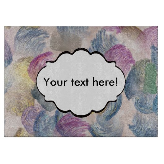 Planche À Découper Conception d'abrégé sur courses de brosse (Devant)