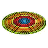 Planche À Découper Conception d'art mandala abstrait pointillé-65904 (Coin)