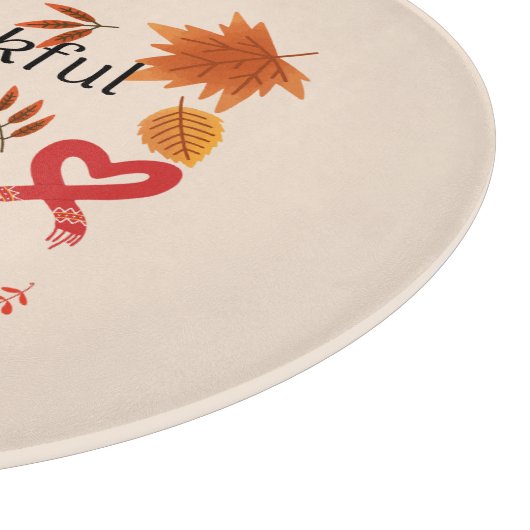 Planche À Découper Conception d'automne heureuse et bénie (Coin)