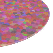 Planche À Découper Conception de confettis multicolores (Coin)