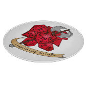 Planche À Découper Conception de dés barbares (Coin)