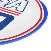 Planche À Découper Conception de drapeau patriotique USA 250 ans de l (Coin)