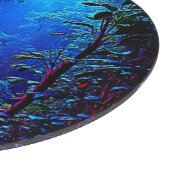 Planche À Découper Conception de Fleur de Jungle Lumineuse Mystique (Coin)