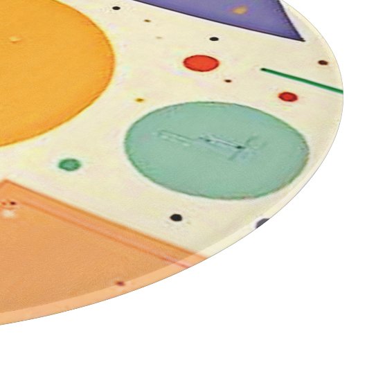 Planche À Découper Conception de formes géométriques Abstraites (Coin)