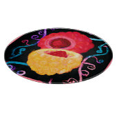 Planche À Découper Conception de fruits néon tropicaux dynamiques (Coin)