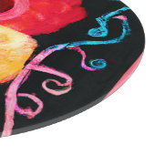 Planche À Découper Conception de fruits néon tropicaux dynamiques (Coin)